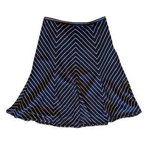 Sepia Blue A-Line Swing Skirt by George, Women's Size 8